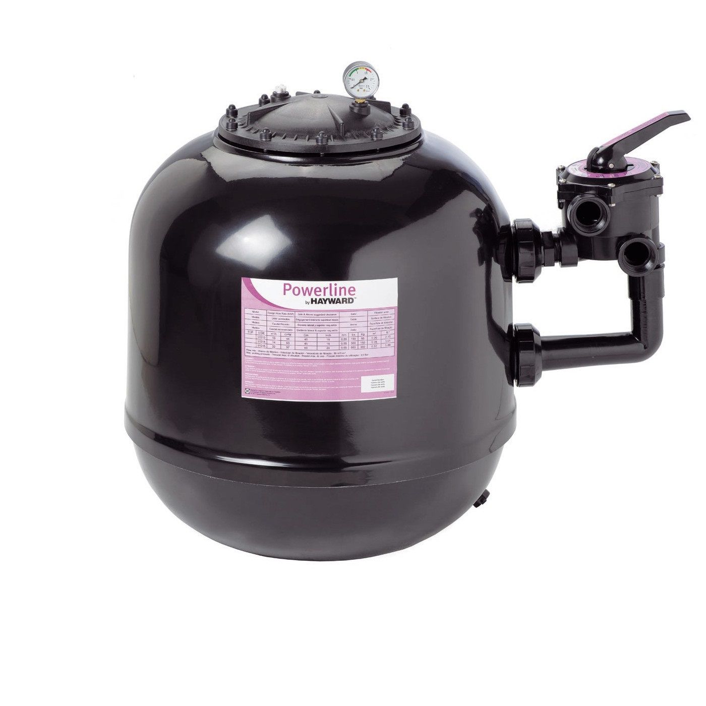 Фильтр Hayward NC780SE2 polyes (22m3/h, 300kg, бок, 2quot;) Уценка