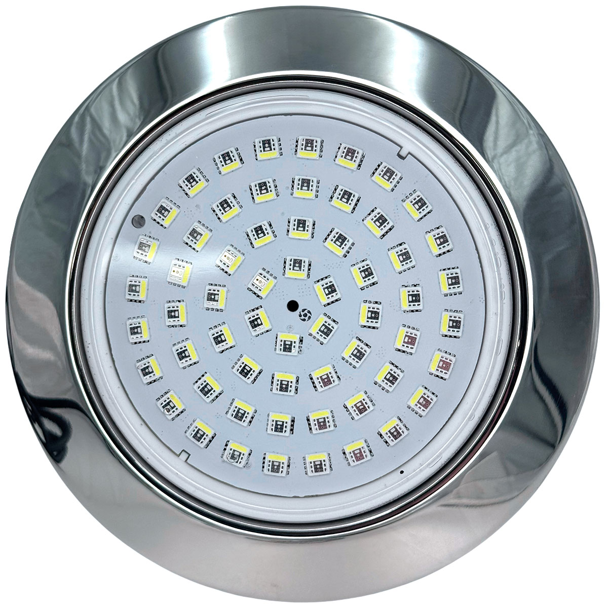 Прожектор светодиодный Aquaviva (LED028-99led) 6W RGB/4M стальная рамка + закладная